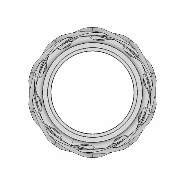 Sun And Moon Rings | High-Quality CAD Model