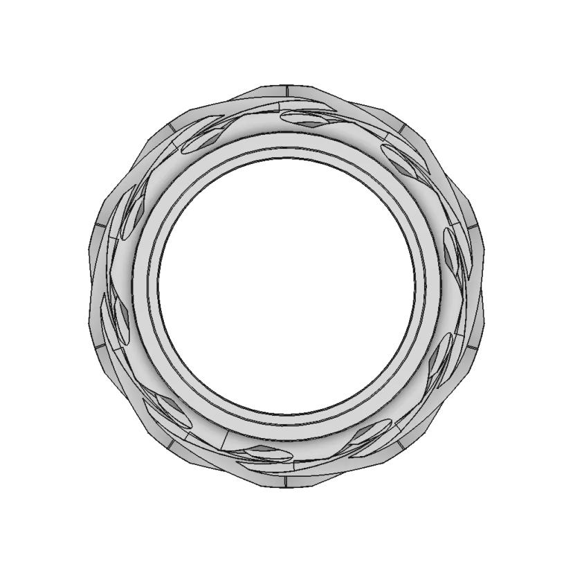 Sun And Moon Rings | High-Quality CAD Model