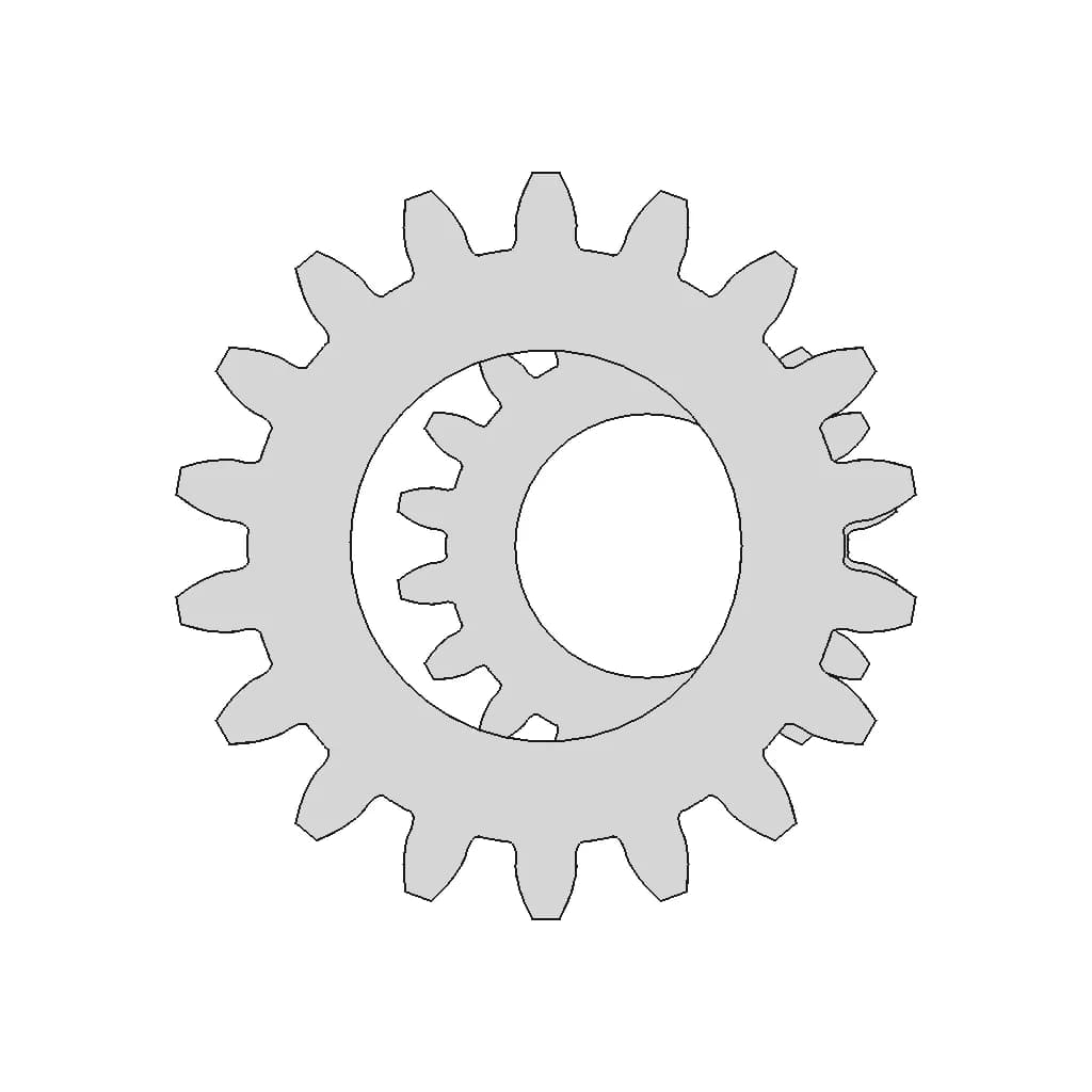 Sun & Planetary Gear System | High-Quality CAD Model_0_0_degree_snapshot