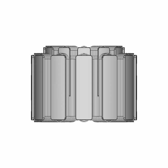 Dc Motor Winding - Downloadable CAD Representation