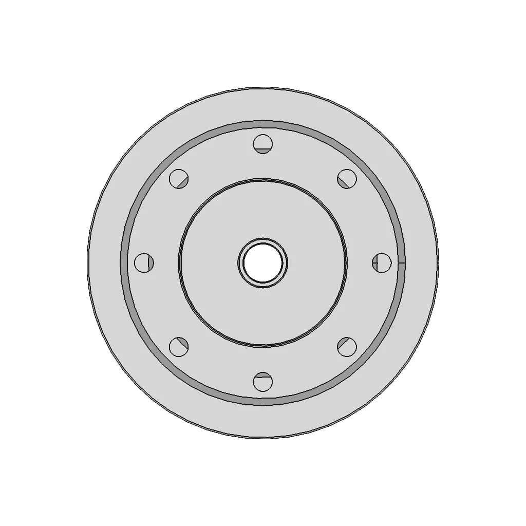 Шкив На Мтз С Кондиционером - Downloadable CAD Representation_0_270_degree_snapshot
