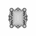 Ring With Rubies And Pearls - Downloadable CAD Representation_0_0_degree_snapshot
