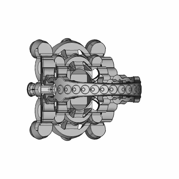 Ring With Rubies And Pearls - Downloadable CAD Representation