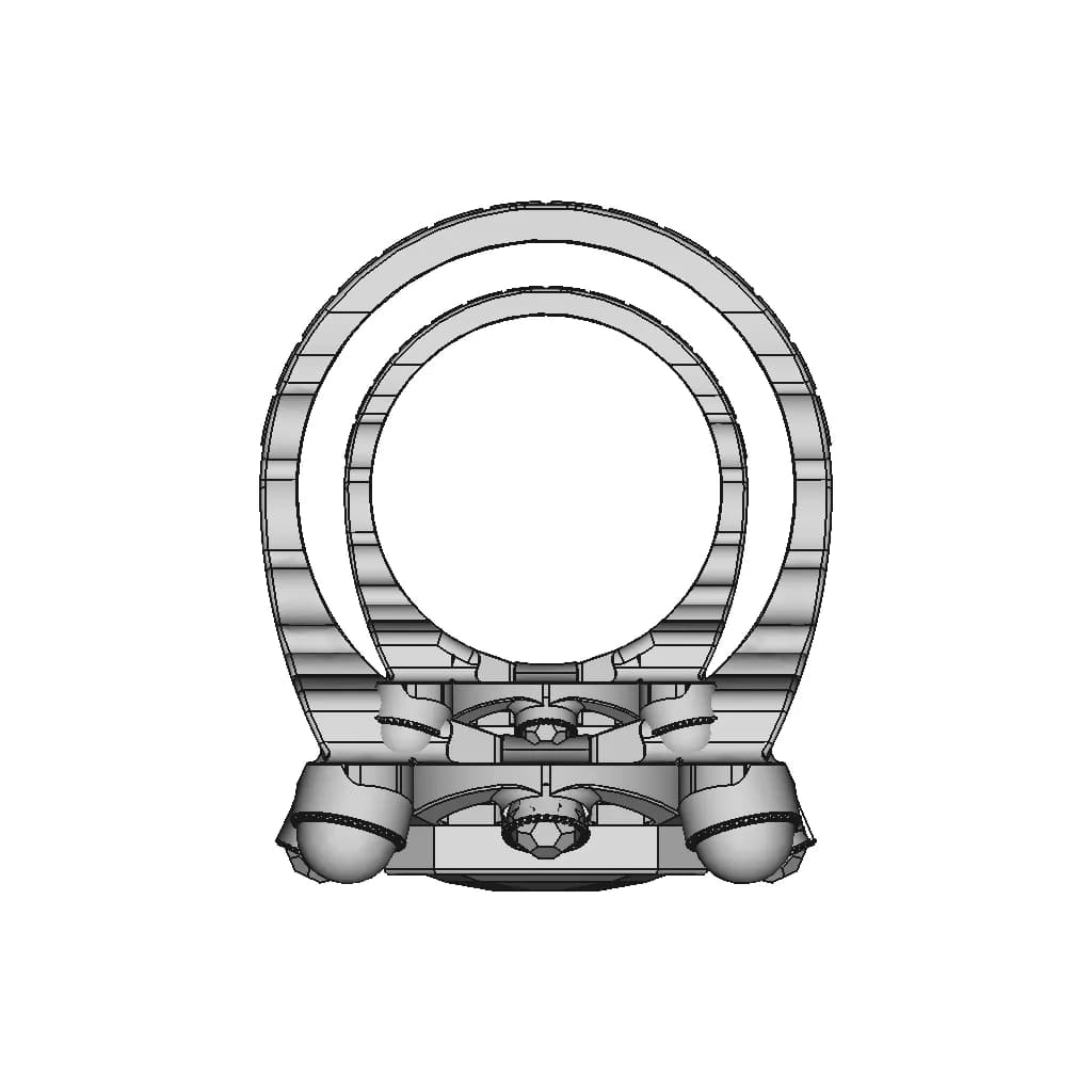 Ring With Rubies And Pearls - Downloadable CAD Representation_270_0_degree_snapshot