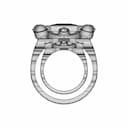 Ring With Rubies And Pearls - Downloadable CAD Representation_90_0_degree_snapshot