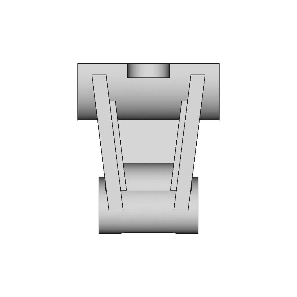 Simple Bearing Seat | High-Quality CAD Model_270_0_degree_snapshot