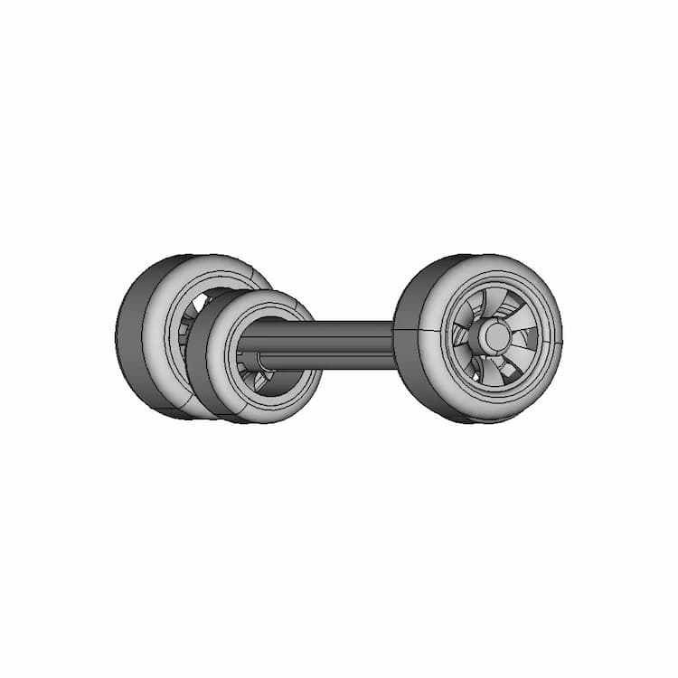 Wheels And Axial | High-Quality CAD Model