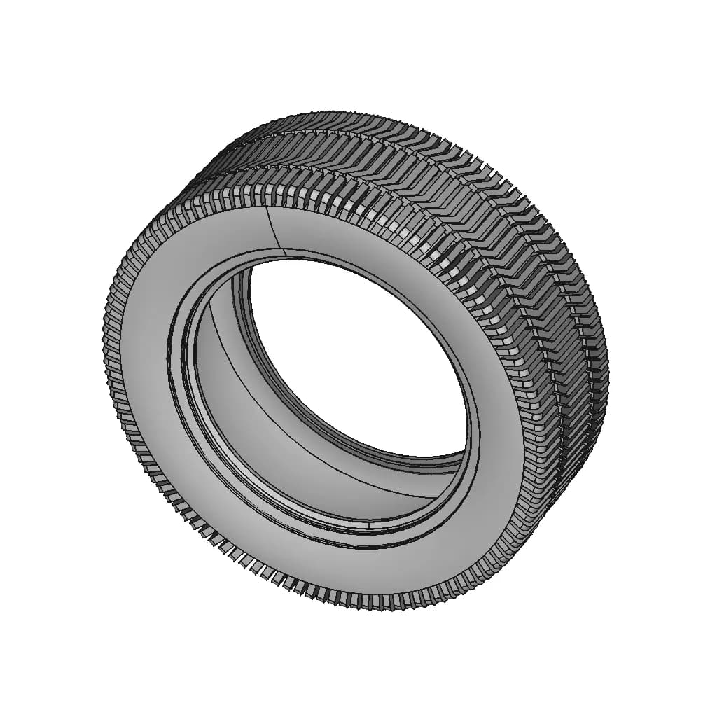 Tyre - Standard Mechanical Component_60_30_degree_snapshot