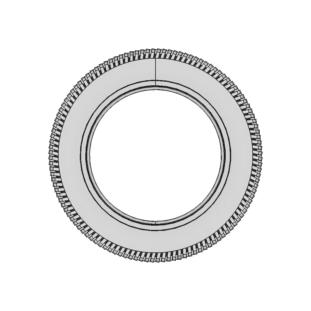 Tyre - Standard Mechanical Component_90_0_degree_snapshot