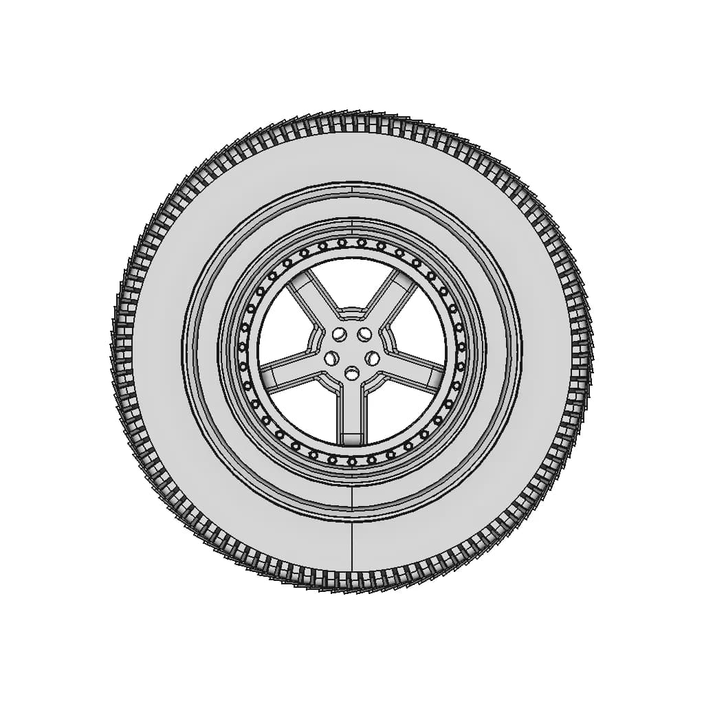 Wheel | High-Quality CAD Model_270_0_degree_snapshot