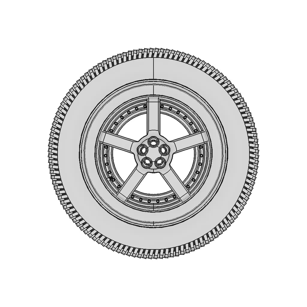 Wheel | High-Quality CAD Model_90_0_degree_snapshot