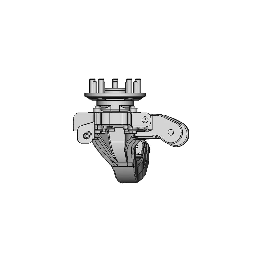 Acura Rl Front Drivers Knuckle | High-Quality CAD Model_90_0_degree_snapshot
