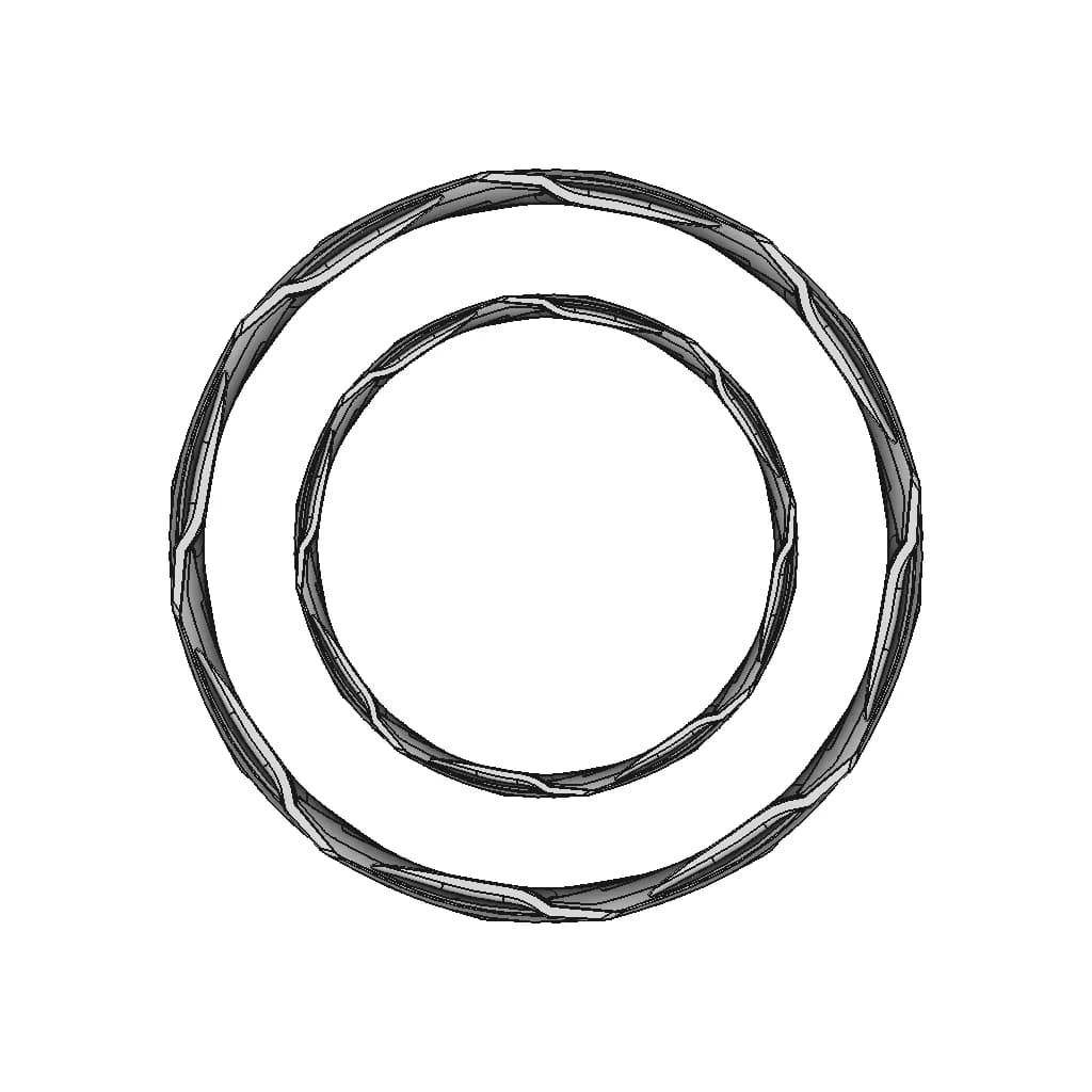 Simple Organic Ring Design, 2020.10.02. | High-Quality CAD Model_0_90_degree_snapshot