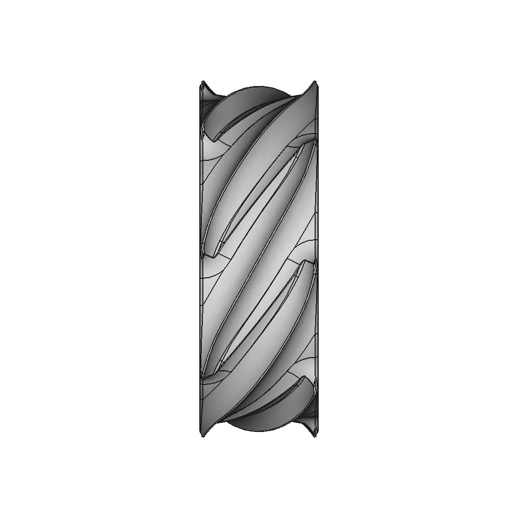 Simple Organic Ring Design, 2020.10.01. - Downloadable CAD Representation_0_0_degree_snapshot