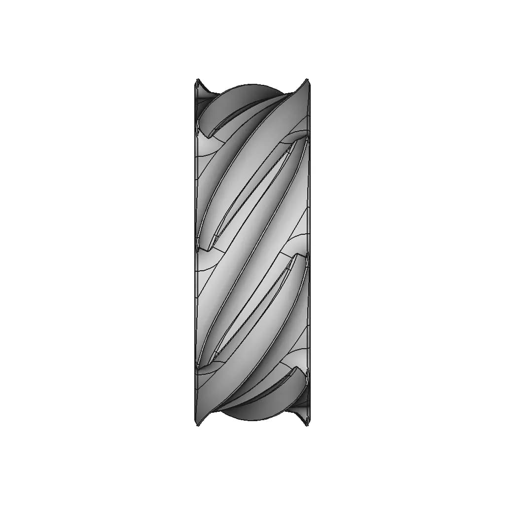 Simple Organic Ring Design, 2020.10.01. - Downloadable CAD Representation_270_0_degree_snapshot