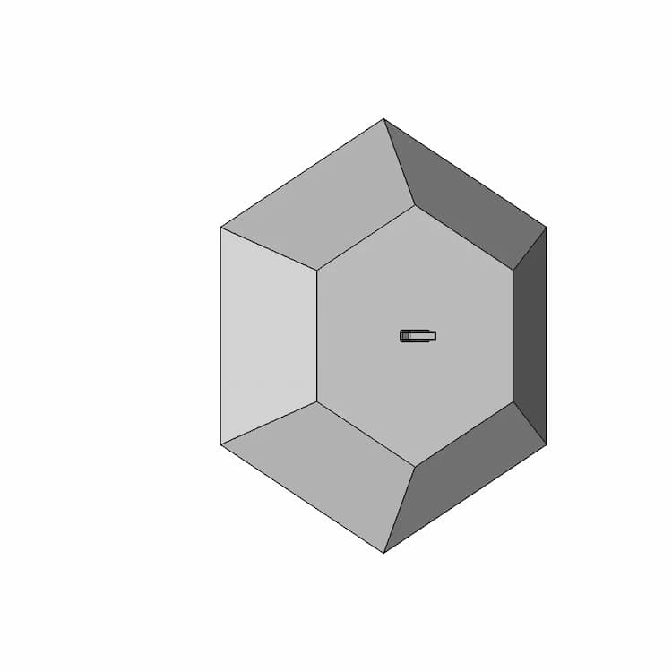 Diamond Key Chain | 3D Engineering Design File