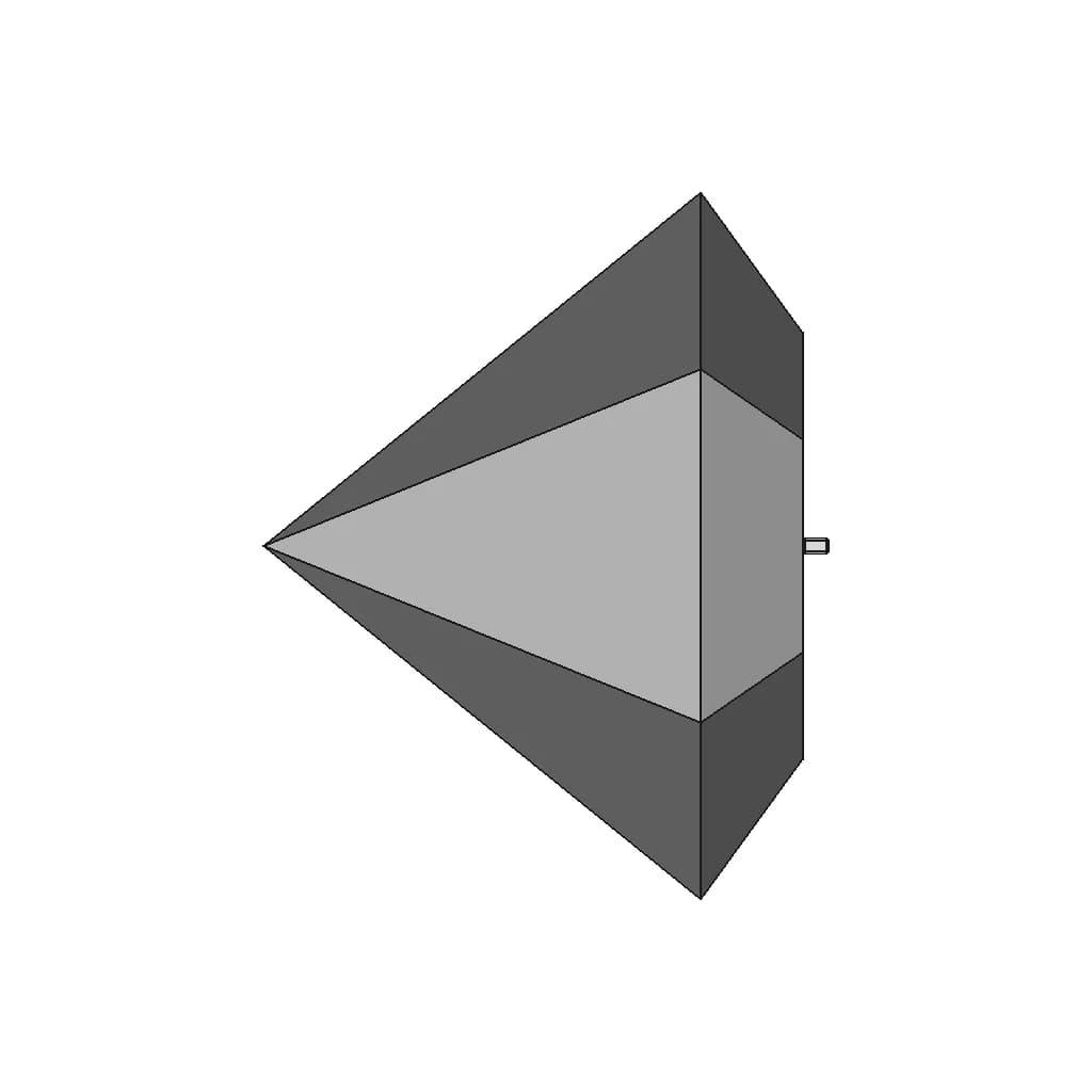 Diamond Key Chain | 3D Engineering Design File_0_90_degree_snapshot