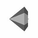Diamond Key Chain | 3D Engineering Design File_0_90_degree_snapshot