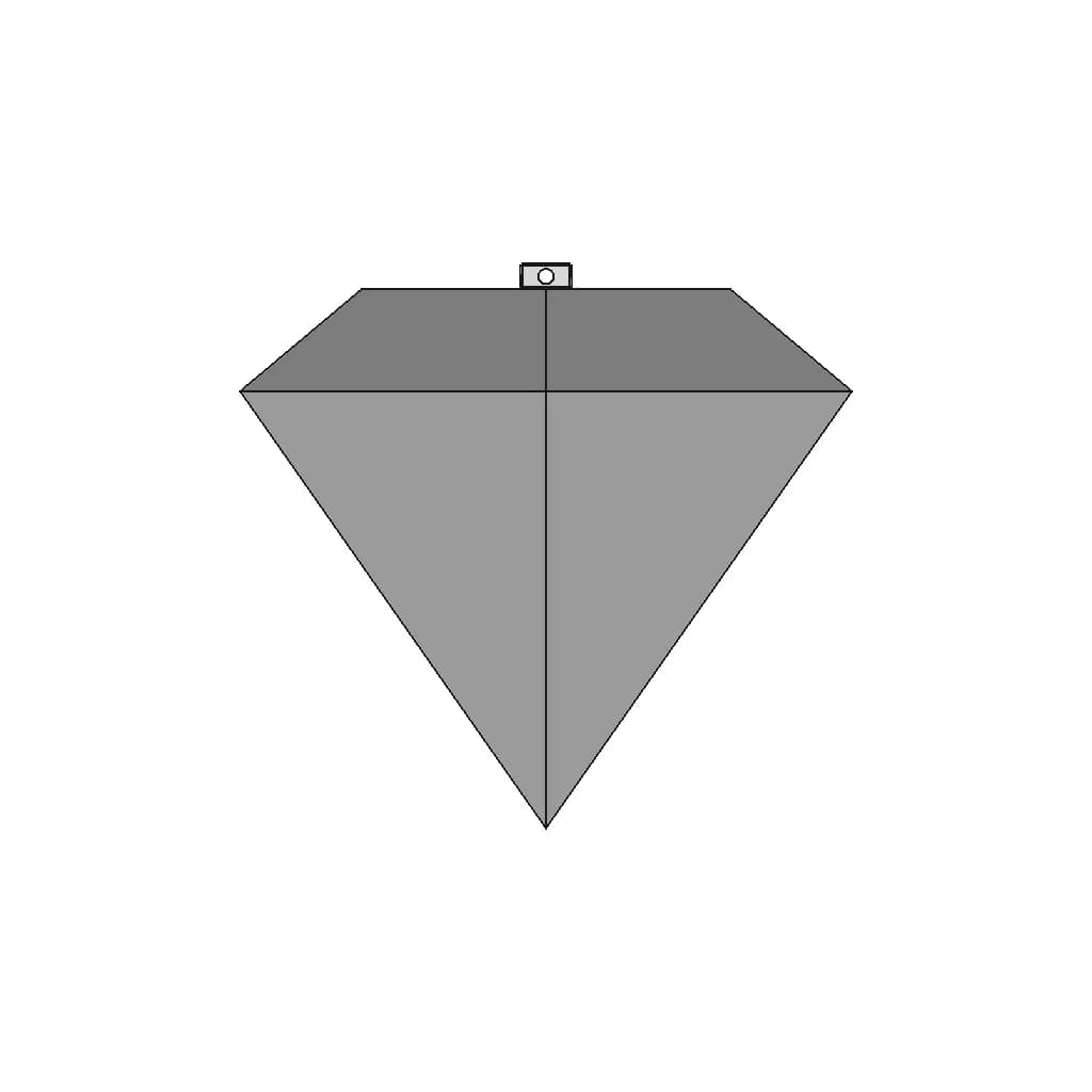 Diamond Key Chain | 3D Engineering Design File_270_0_degree_snapshot