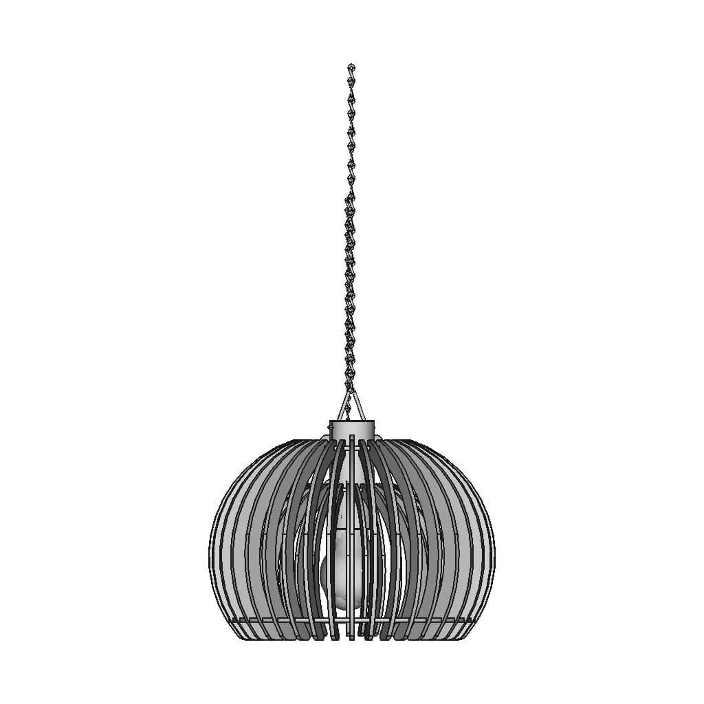 Laser Cutting Lamp | 3D Engineering Design File_0_270_degree_snapshot