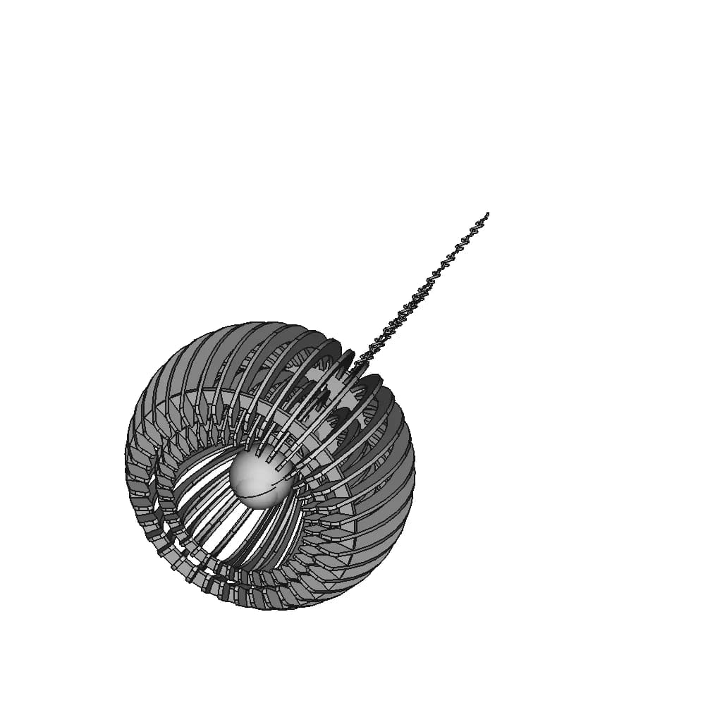 Laser Cutting Lamp | 3D Engineering Design File_60_30_degree_snapshot