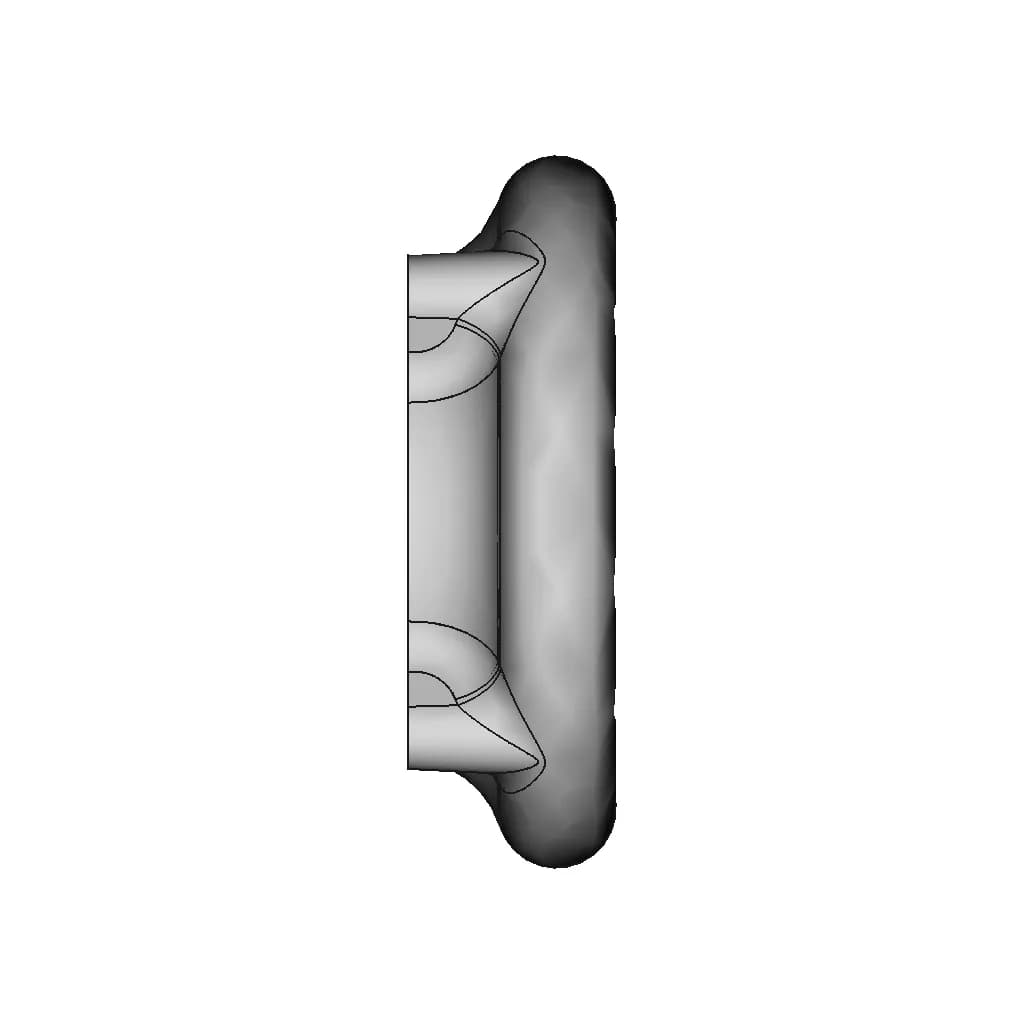 Mazda Mx-5 Miata Dual Plenum Turbo Intake Manifold - Velocity Stack, Air Horn, Trumpet | 3D Engineering Design File_90_0_degree_snapshot