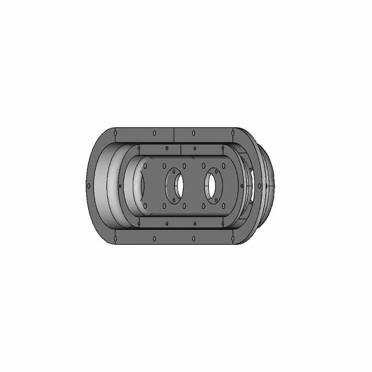 Mazda Mx-5 Miata Dual Plenum Turbo Intake Manifold - Plenum Back Plate - Downloadable CAD Representation