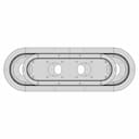 Mazda Mx-5 Miata Dual Plenum Turbo Intake Manifold - Plenum Back Plate - Downloadable CAD Representation_0_90_degree_snapshot