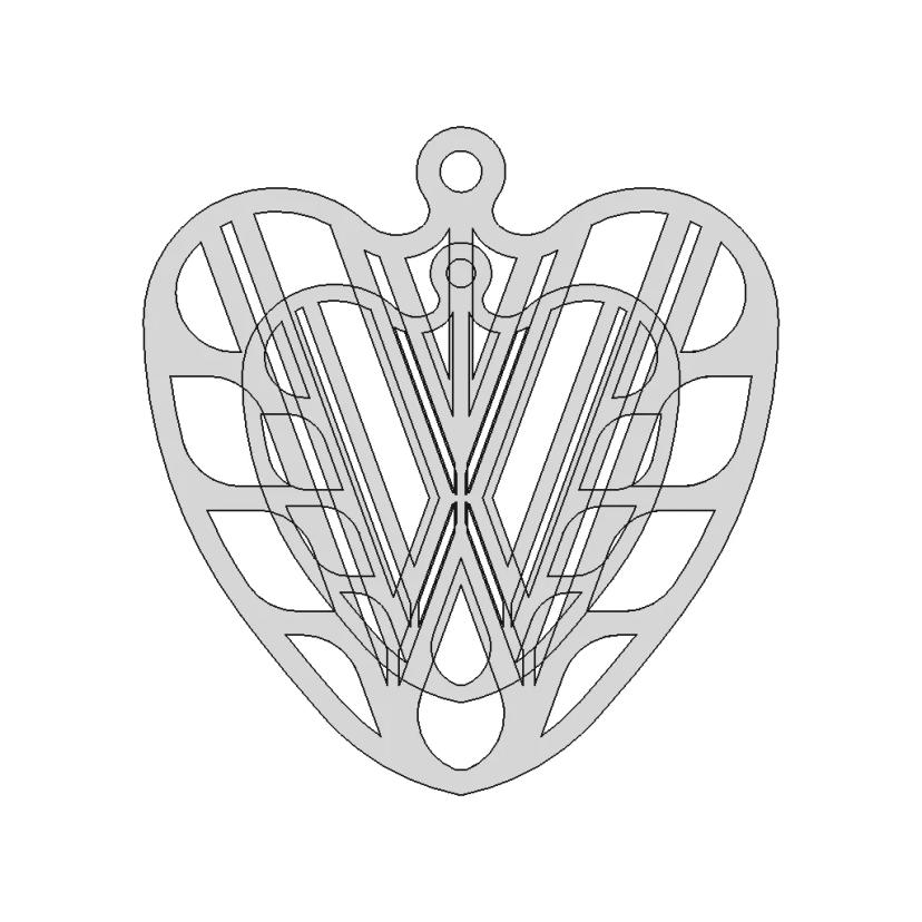 Vw Car Logo Keychain - Standard Mechanical Component