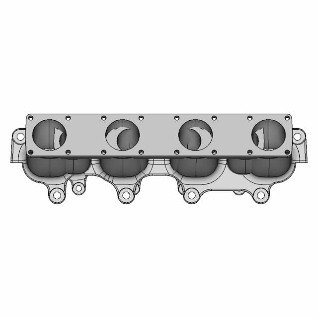 Mazda Mx-5 Miata Dual Plenum Turbo Intake Manifold - Intake Manifold - Downloadable CAD Representation
