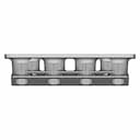 Mazda Mx-5 Miata Dual Plenum Turbo Intake Manifold - Intake Manifold - Downloadable CAD Representation_270_0_degree_snapshot