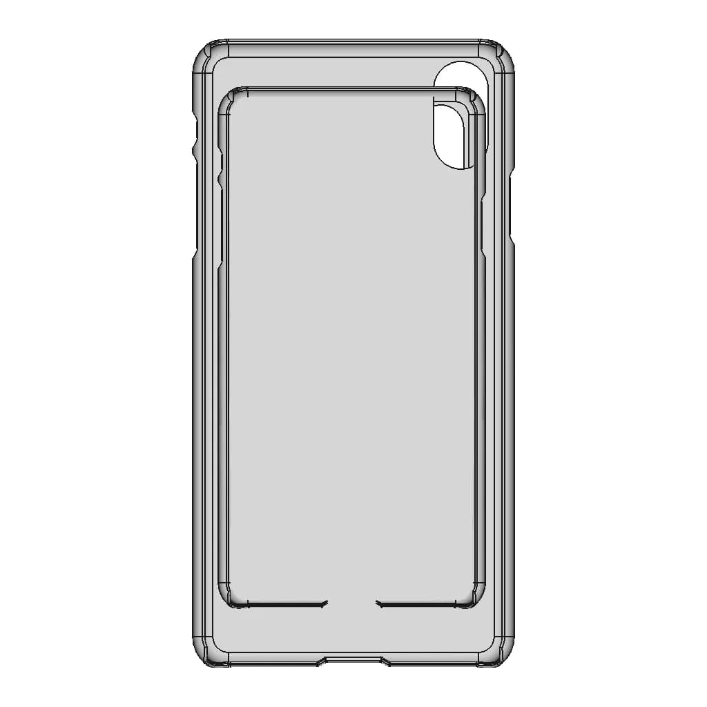 I Phone Xs Max Back Cover - Downloadable CAD Representation_0_0_degree_snapshot