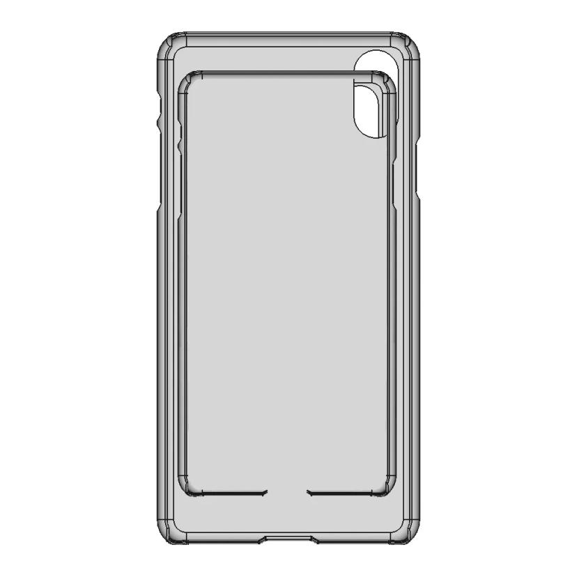 I Phone Xs Max Back Cover - Downloadable CAD Representation
