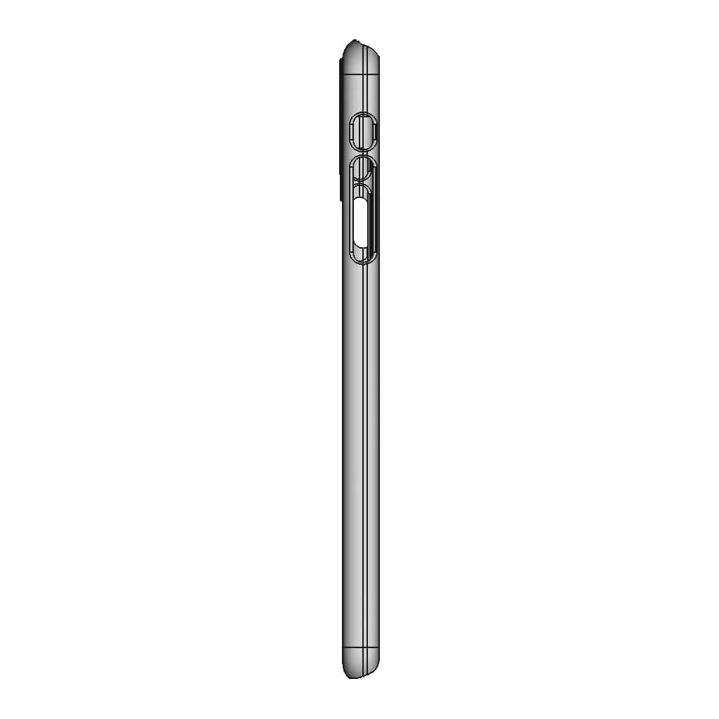 I Phone Xs Max Back Cover - Downloadable CAD Representation_0_270_degree_snapshot
