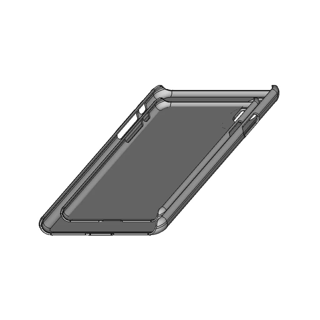 I Phone Xs Max Back Cover - Downloadable CAD Representation_60_30_degree_snapshot