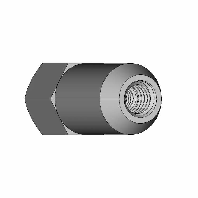 Mamba Wheel Nut 3/8"-24 Unf | High-Quality CAD Model