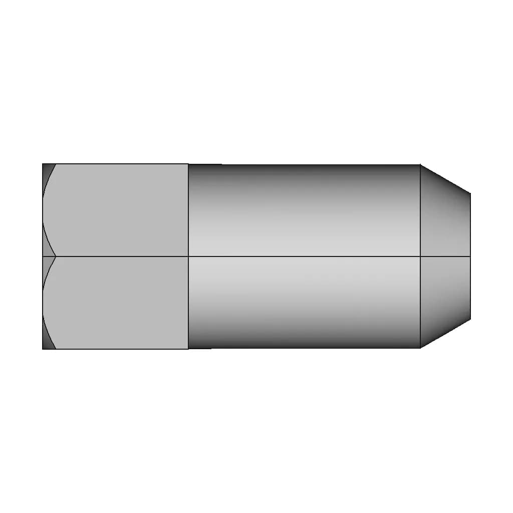 Mamba Wheel Nut 3/8"-24 Unf | High-Quality CAD Model_0_90_degree_snapshot