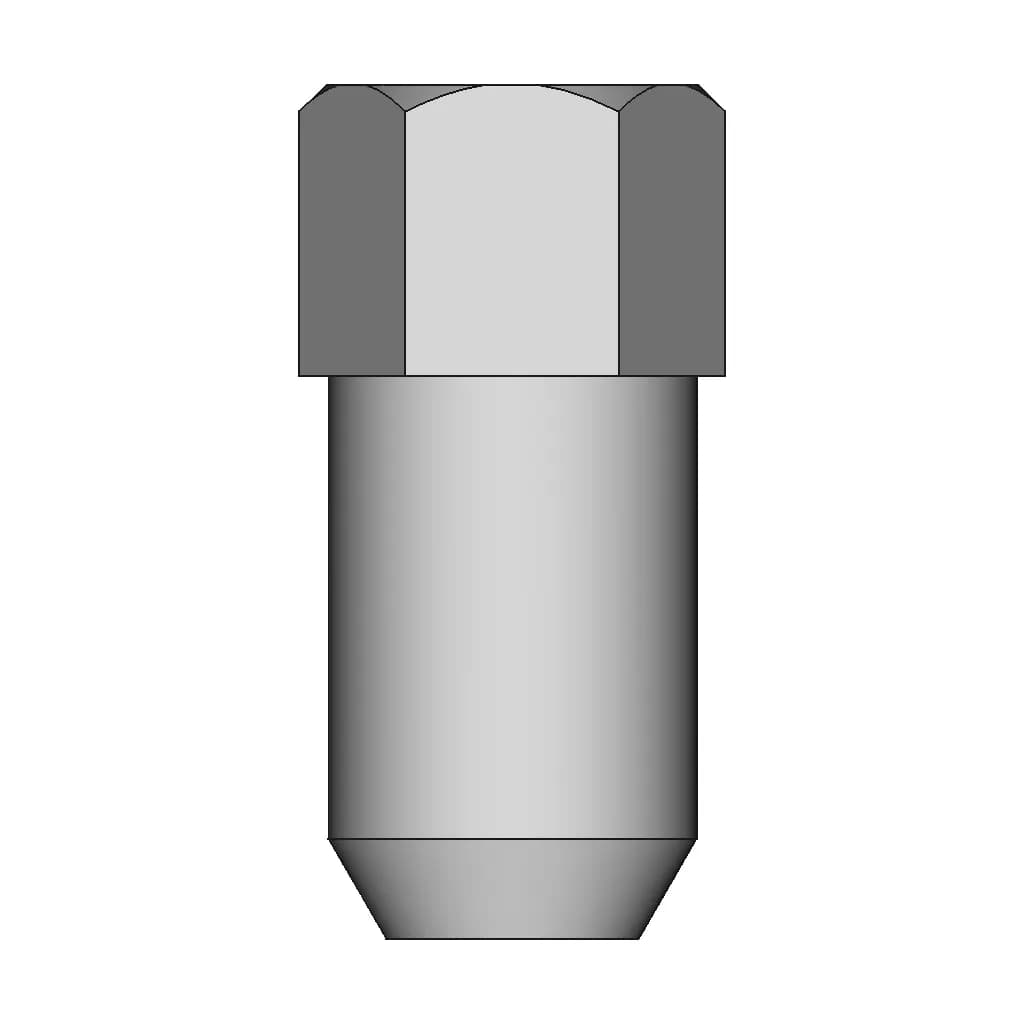 Mamba Wheel Nut 3/8"-24 Unf | High-Quality CAD Model_90_0_degree_snapshot