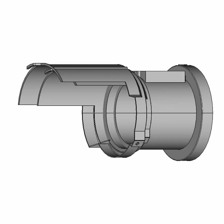 7701044012 - Renault Kangoo 1 Housing Filter - Downloadable CAD Representation