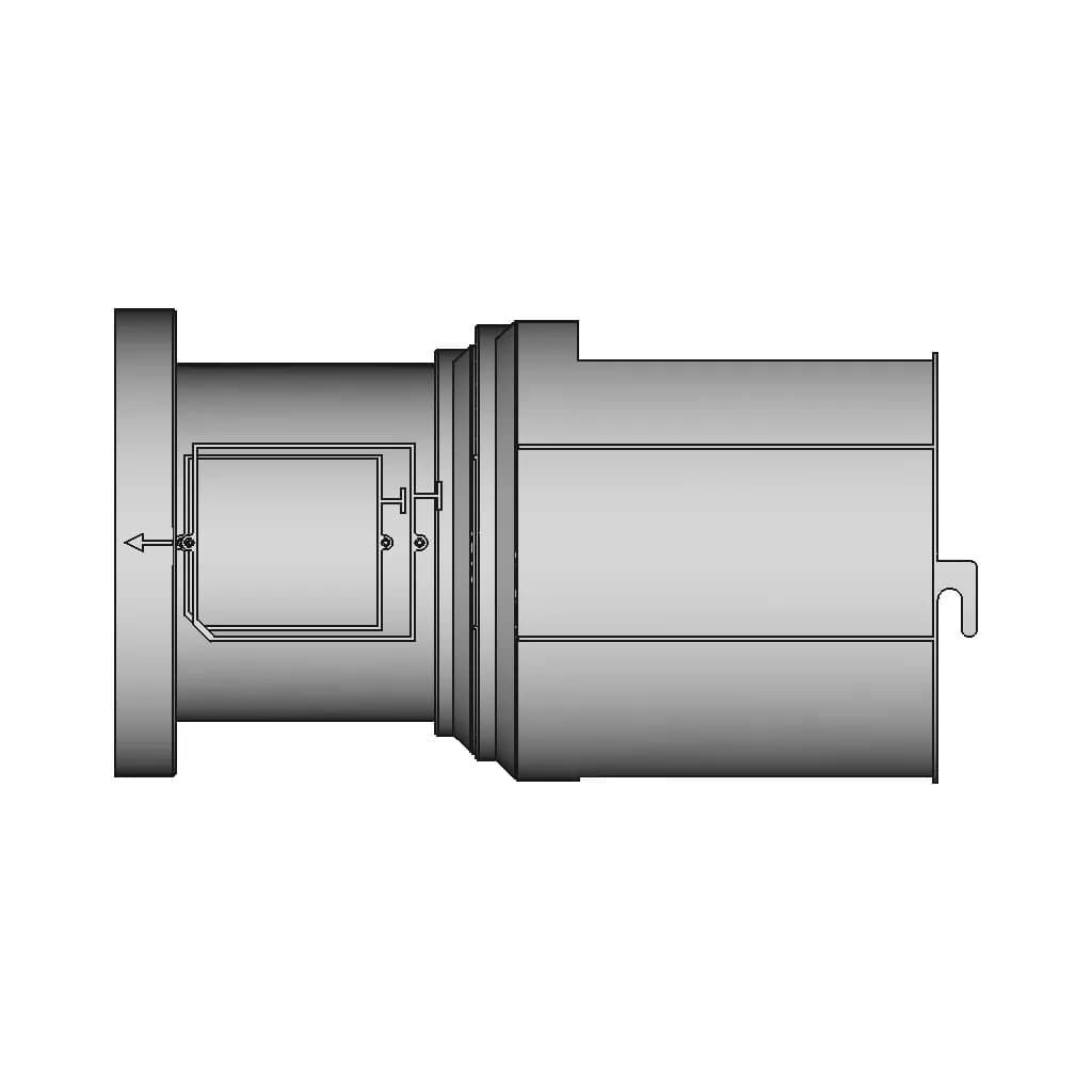7701044012 - Renault Kangoo 1 Housing Filter - Downloadable CAD Representation_270_0_degree_snapshot