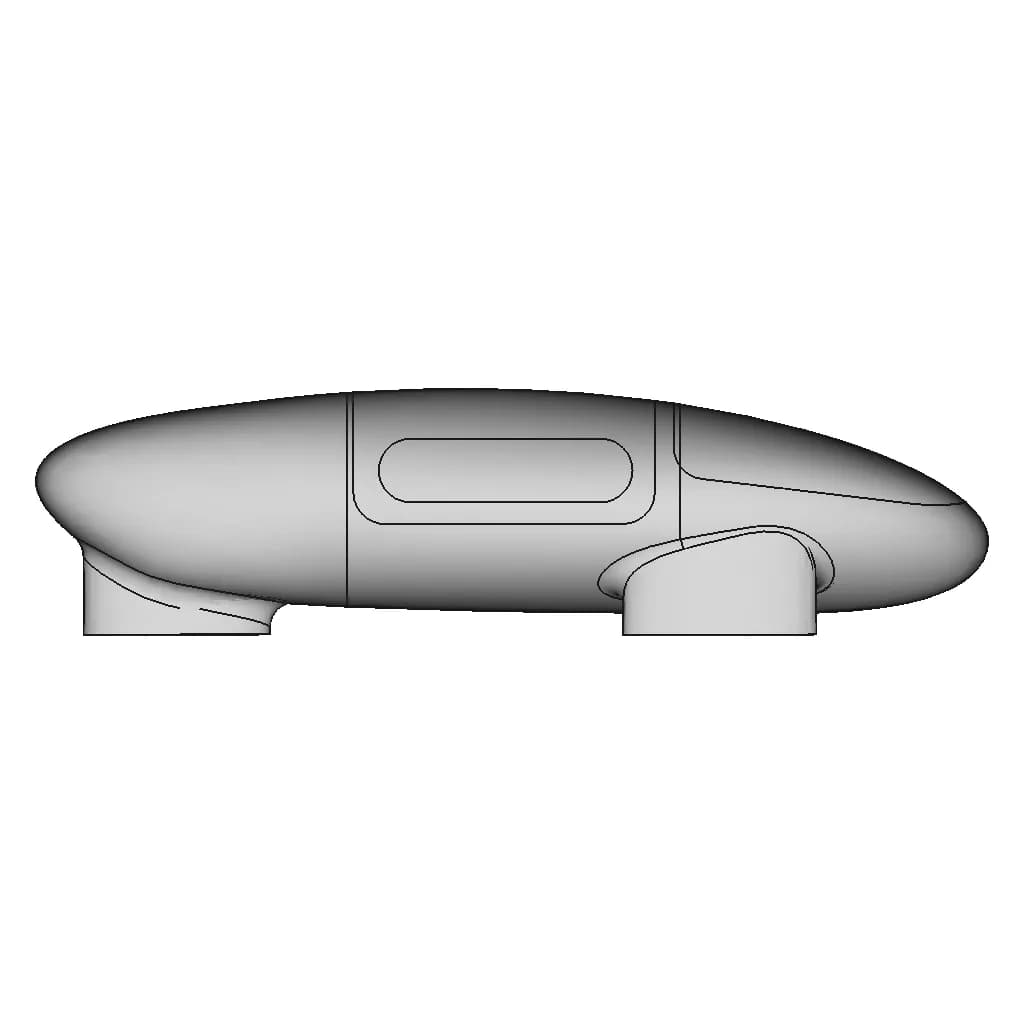 Shell Eco Marathon Car - Battery Powered - Incomplete Student Design | High-Quality CAD Model_0_270_degree_snapshot
