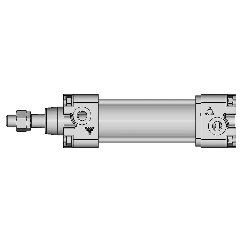 Pneumatic Cylinder | 3D Engineering Design File_0_270_degree_snapshot