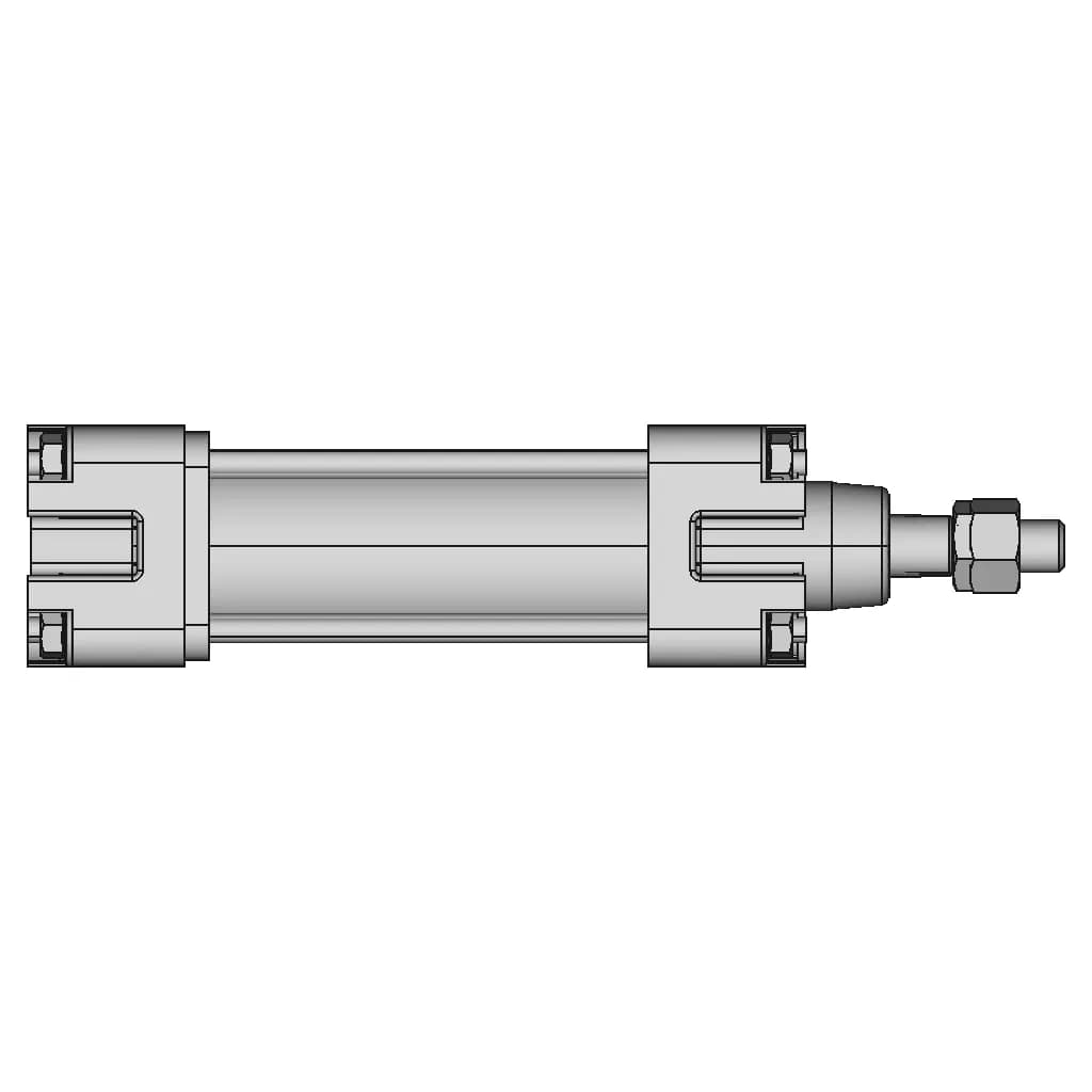 Pneumatic Cylinder | 3D Engineering Design File_0_90_degree_snapshot
