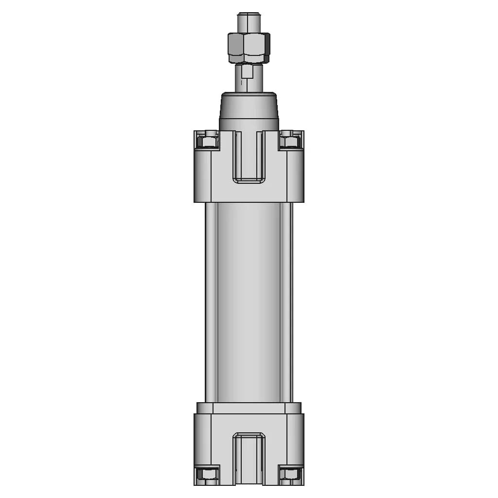 Pneumatic Cylinder | 3D Engineering Design File_270_0_degree_snapshot