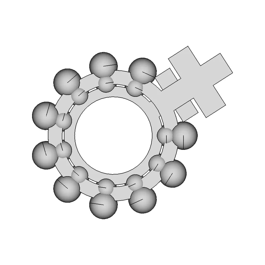 Rosary One Dacade - Downloadable CAD Representation_270_0_degree_snapshot