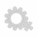 Rosary One Dacade - Downloadable CAD Representation_90_0_degree_snapshot