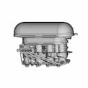 Mazda Mx-5 Miata Individual Throttle Bodies Itb Intake Manifold Assembly | 3D Engineering Design File_60_30_degree_snapshot