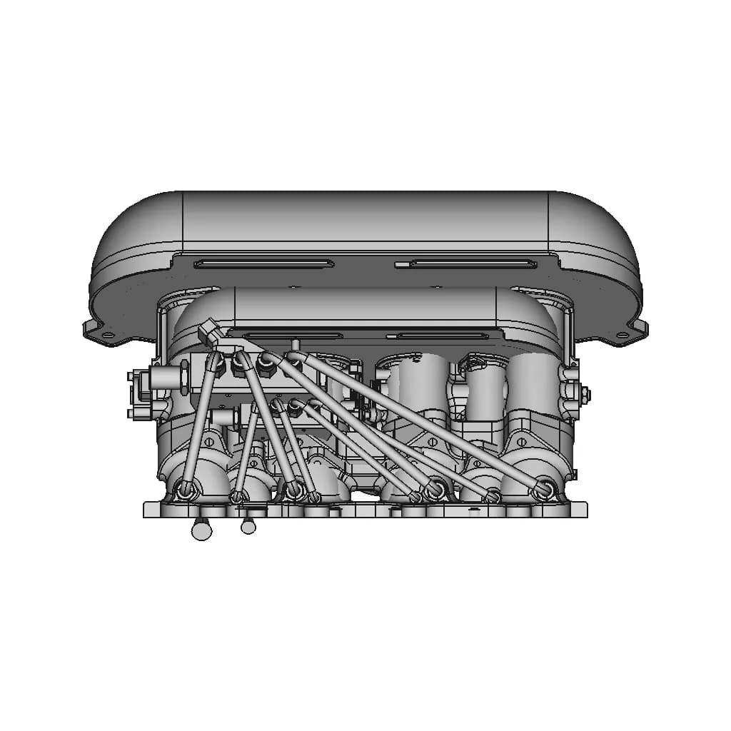 Mazda Mx-5 Miata Individual Throttle Bodies Itb Intake Manifold Assembly | 3D Engineering Design File_90_0_degree_snapshot