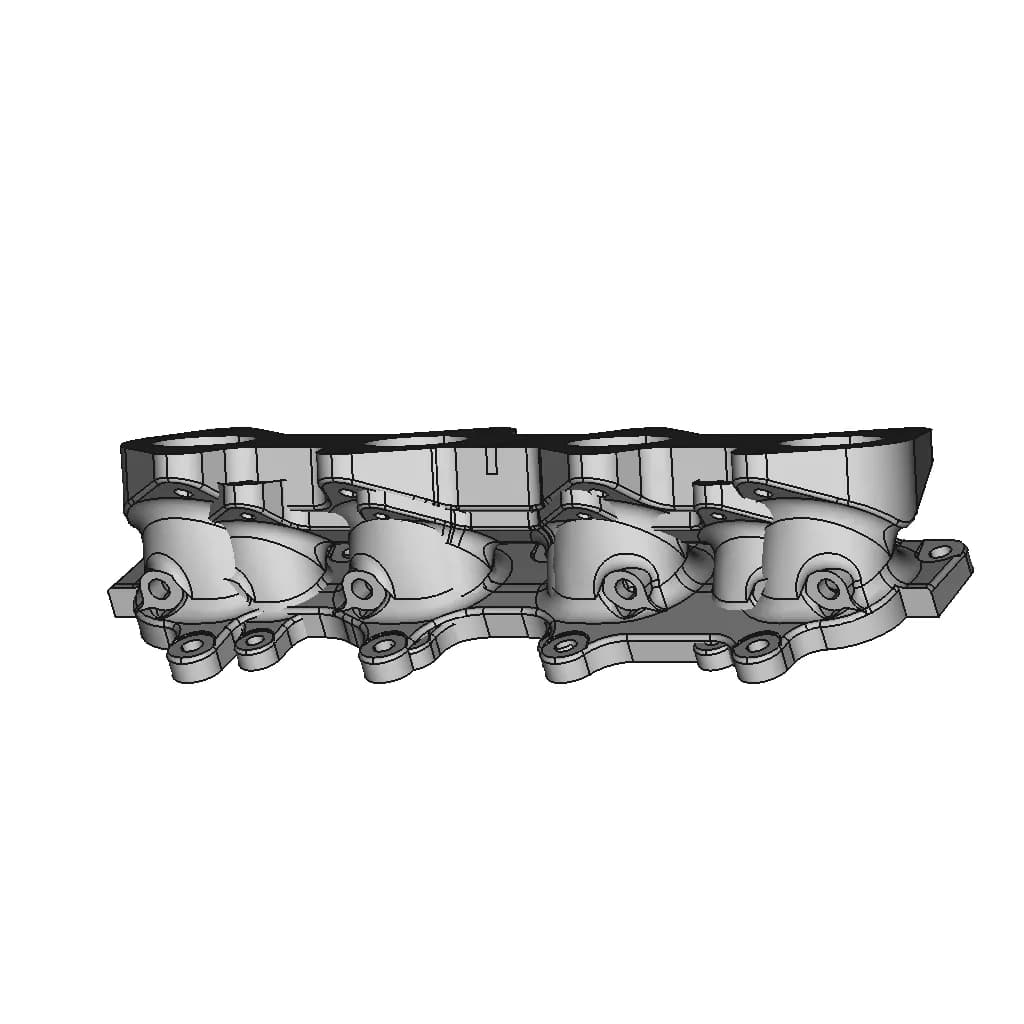 Mazda Mx-5 Miata Individual Throttle Bodies Itb Intake Manifold - Downloadable CAD Representation_60_30_degree_snapshot