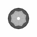 Swarovski #5000 | High-Quality CAD Model_0_0_degree_snapshot